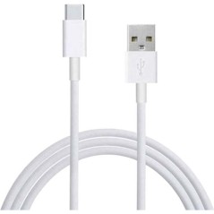 Samsung 1m USB 2.0 Type-C Cable - High-Speed White Charger Cable for Fast Data Transfer (Model: 8806090144059)